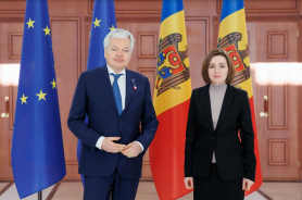 Maia Sandu a avut o întrevedere cu Didier Reynders, Comisarul european pe justiție